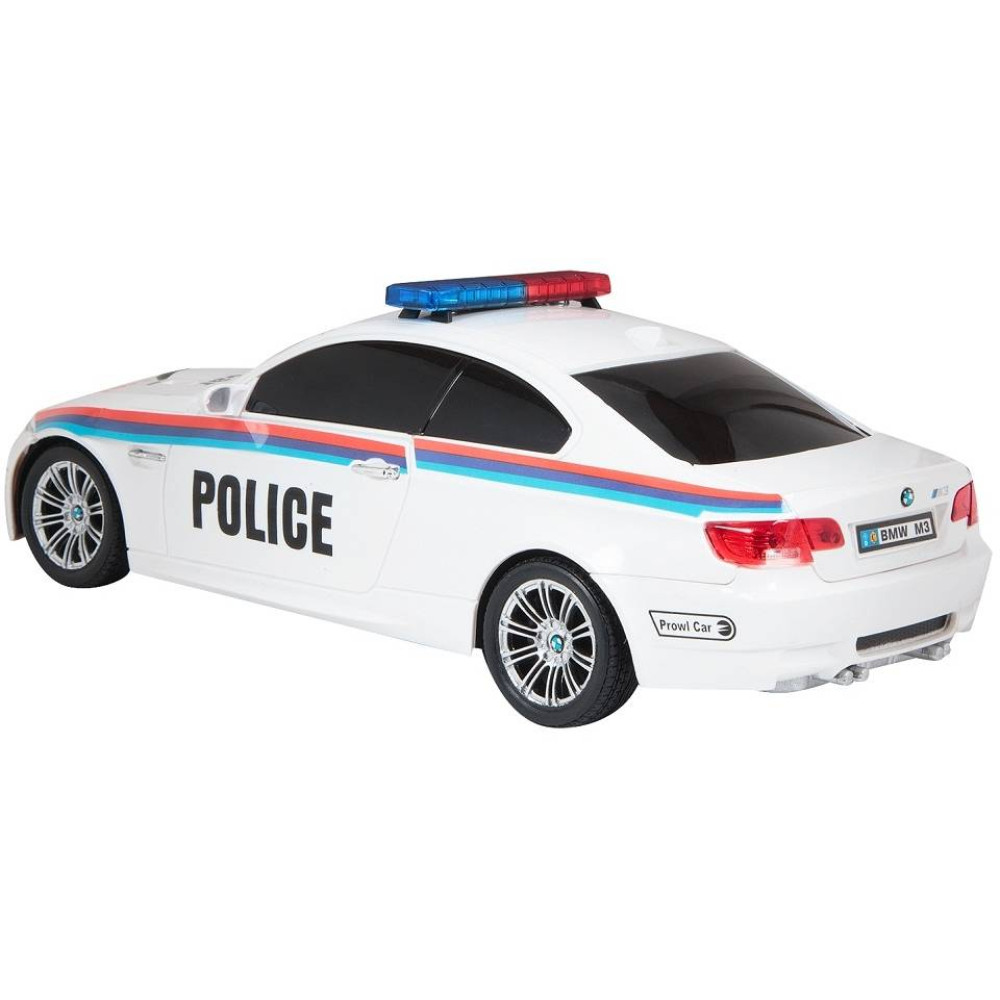 Радиоуправляемая машина GK Racer BMW M3 Coupe POLICE масштаб 1:18 - 866-1803PB-WHITE