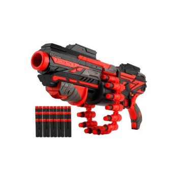 Автоматический бластер Дробовик с обоймой на 20 мягких патронов - FJ843