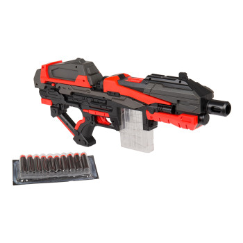 Автоматический бластер Автомат с обоймой на 10 мягких патронов - FJ821
