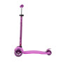Самокат Трехколесный, со Светящимися Колесами, Розовый - MSC-J082001