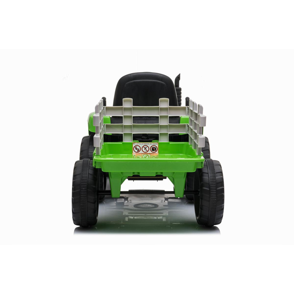 Детский электромобиль XMX трактор с прицепом (зеленый, EVA, пульт, 12V) - XMX611-GREEN