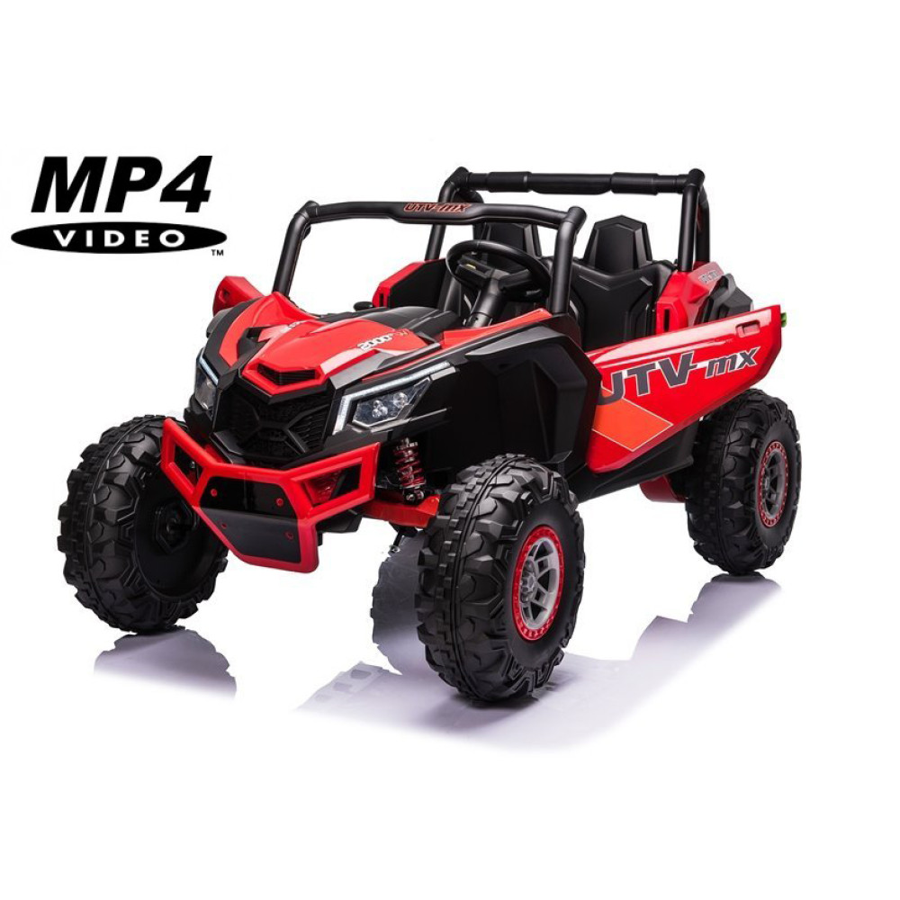 Детский электромобиль XMX 613 Багги (красный, MP4, EVA, 4WD, 24V) - XMX613-4WD-24V-RED-MP4