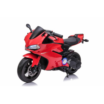 Электромобиль мотоцикл Ducati Red (дисковый тормоз, 16 км/ч, 24V) - SX1629