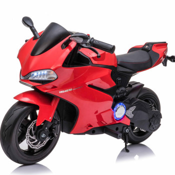 Электромобиль мотоцикл Ducati Red (дисковый тормоз, 16 км/ч, 24V) - SX1629