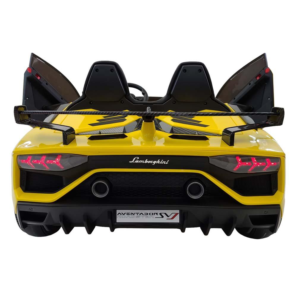 Детская машина Lamborghini Aventador SVJ Yellow Carbon (дрифт, 15 км/ч, 24V)  - SX2028S-YELLOW