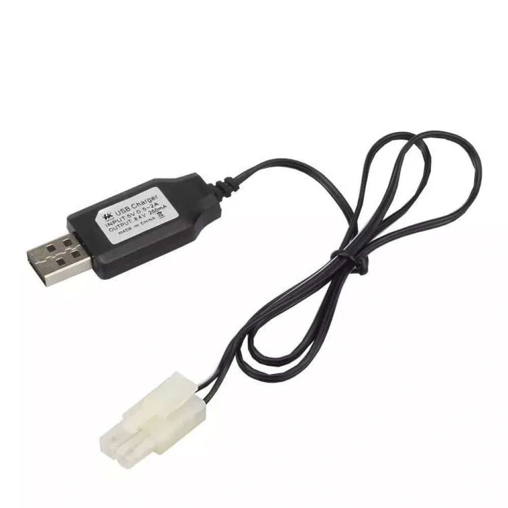 Зарядное устройство USB 8.4v 250mah разъем Tamiya - USB-84-250-TAMIYA