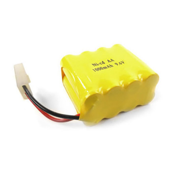 Аккумулятор Ni-Cd 9.6V 1000 mAh (форма ROW, разъем TAMIYA) - NICD-96R-1000-TAMIYA