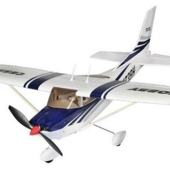 Радиоуправляемый самолет Top RC Cessna 182 400 class синий 965мм RTF 2.4G - TOP004C