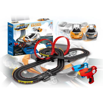 Гоночный автотрек Soba (740 см, 2 машинки на пульте, питание от сети, 27 MHz) - SOBA-A47-9