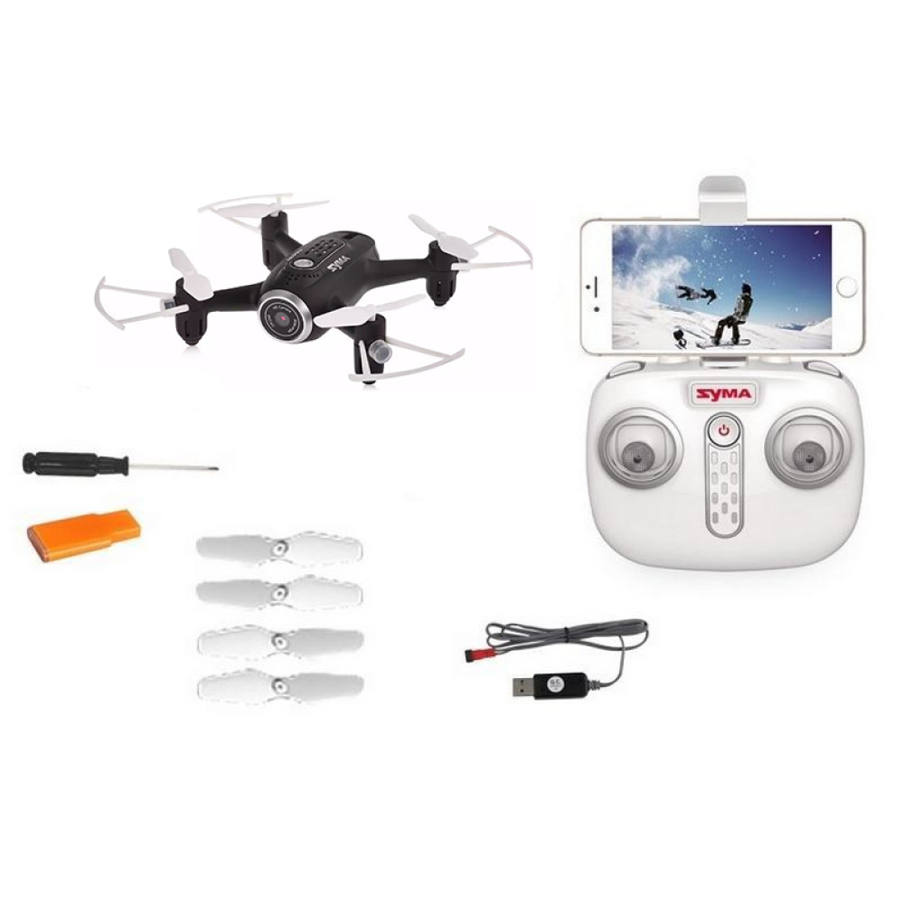 Радиоуправляемый квадрокоптер Syma X22SW Black FPV RTF 2.4G -  SYMA-X22SW-BLACK