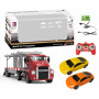 Грузовик-автовоз на радиоуправлении Mack Car Transporter с 2 автомобилями 1:26 E583-003