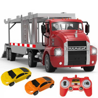 Грузовик-автовоз на радиоуправлении Mack Car Transporter с 2 автомобилями 1:26 E583-003