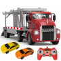 Грузовик-автовоз на радиоуправлении Mack Car Transporter с 2 автомобилями 1:26 E583-003