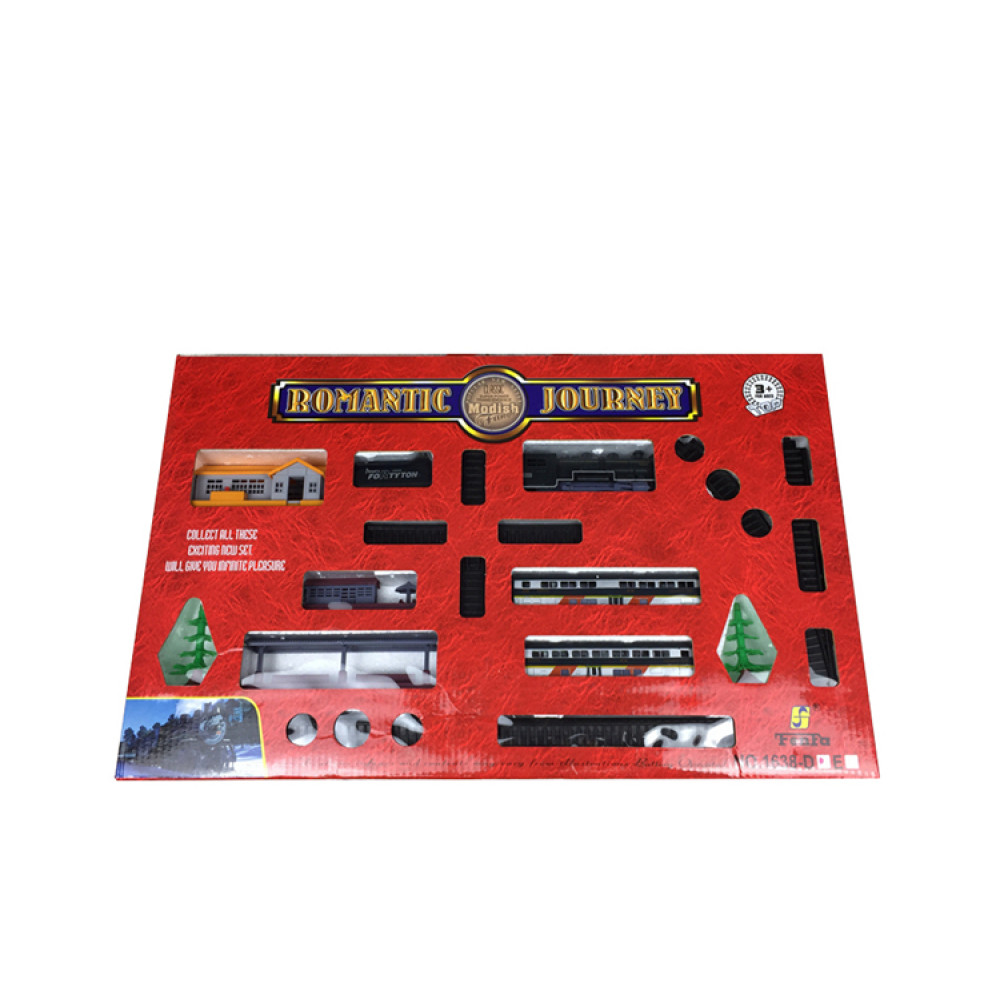 Железная дорога Fenfa ''Классический поезд'' с ж/д станцией (свет, звук, длина пути 4,3 м) - 1638D