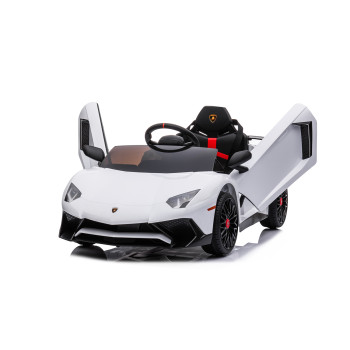 Детский электромобиль Lamborghini Aventador SV Roadster 2WD 12V - BDM0931-WHITE