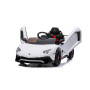 Детский электромобиль Lamborghini Aventador SV Roadster 2WD 12V - BDM0931-WHITE