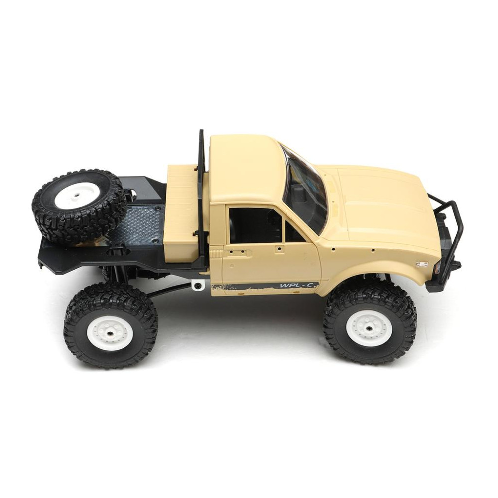 Радиоуправляемая машина WPL пикап Hilux (желтый) 4WD 2.4G 1:16 RTR -  WPLC-14R-YELLOW