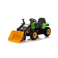 Детский трактор с ковшом (зеленый, EVA, пульт, 12V) - XMX611U-GREEN