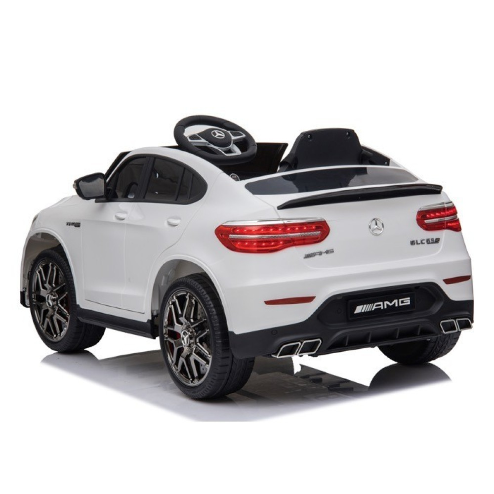 Электромобиль Mercedes-Benz GLC 63 AMG White 12V (полный привод, EVA)  - QLS-5688