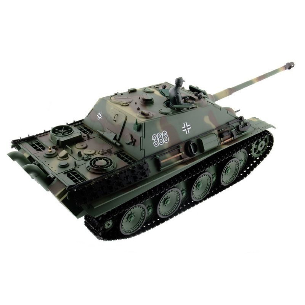Радиоуправляемый танк Heng Long German Jangpanther V7.0 масштаб 1:16 2.4G - 3869-1-V7