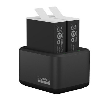 Зарядное устройство GoPro Dual Battery Charger + Аккумулятор Enduro 2шт для HERO 9/10/11 - ADDBD-211