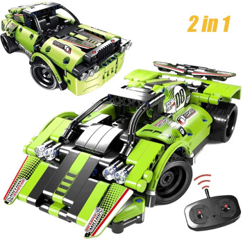 Конструктор Qihui Гоночные автомобили (2в1, пульт, 335 деталей) - QH8020