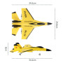 Радиоуправляемый самолет SU-35 (EPP) 2.4G FX620-YELLOW