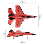 Радиоуправляемый самолет SU-35 (EPP) 2.4G FX620-RED