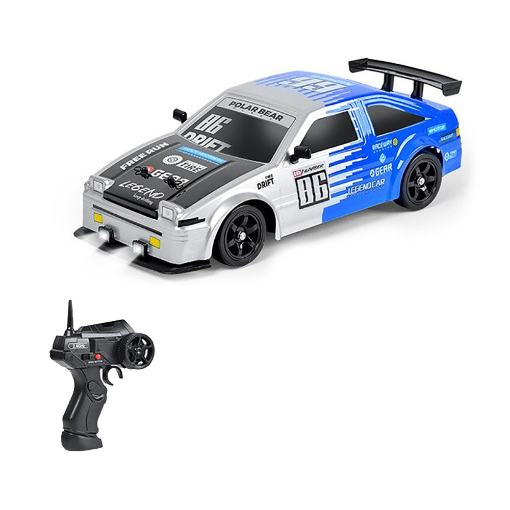 Радиоуправляемая машина для дрифта HB Toyota AE86 (4WD, свет, пар, акб,  1:16) - SC16A07-1