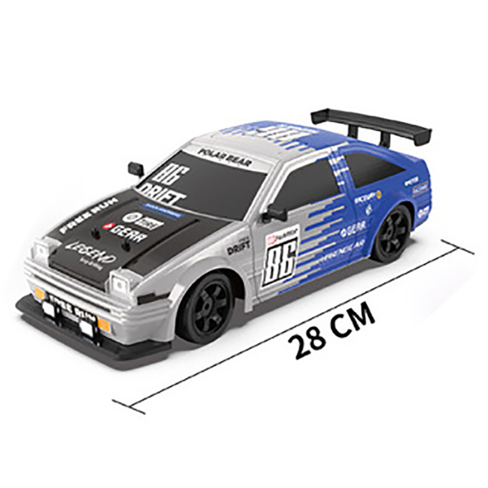 Радиоуправляемая машина для дрифта HB Toyota AE86 (4WD, свет, пар, акб,  1:16) - SC16A07-1