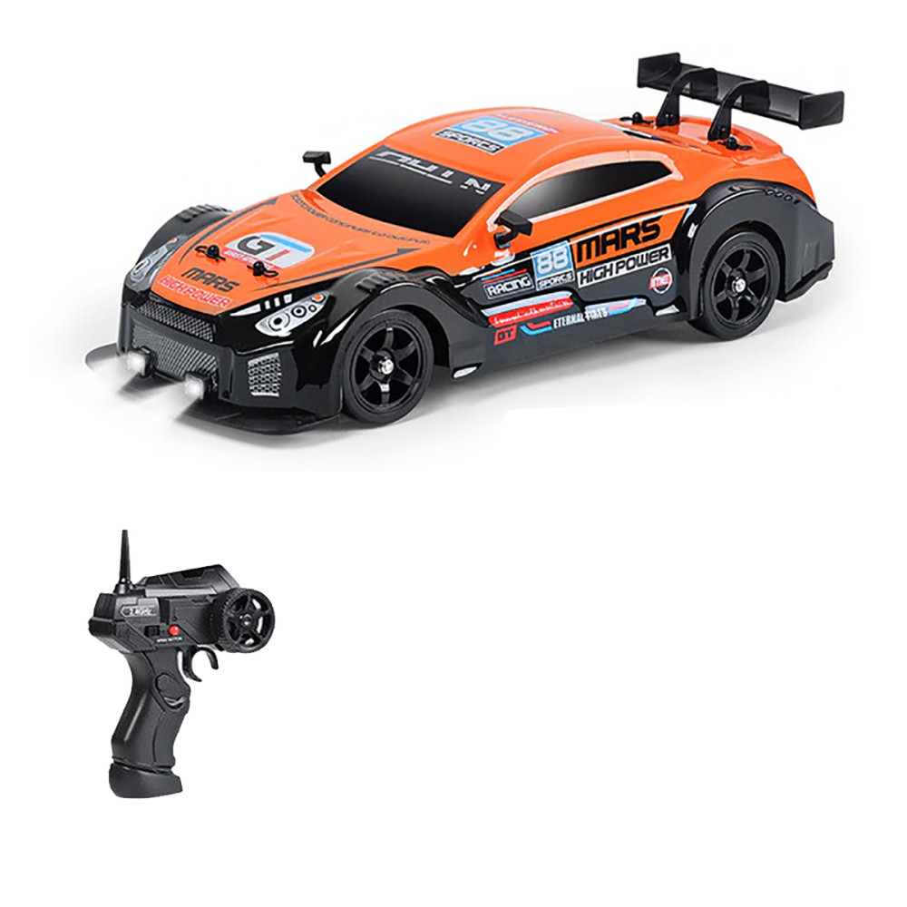 Радиоуправляемая машина для дрифта HB Nissan GTR (4WD, свет, пар, акб,  1:16) - SC16A06-1