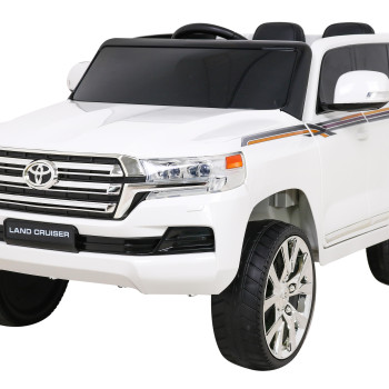 Детский электромобиль Toyota Land Cruiser JJ2022-WHITE белый