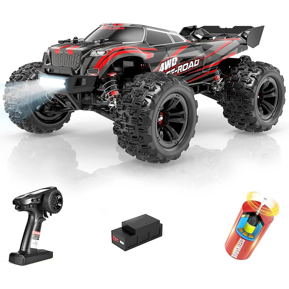 Радиоуправляемый внедорожник MJX Hyper Go 4WD Brushless Truggy 1:16 -  MJX-16210-RED