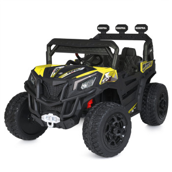 Детский Buggi (полный привод, EVA, 12V) - HC-301-4WD-YELLOW