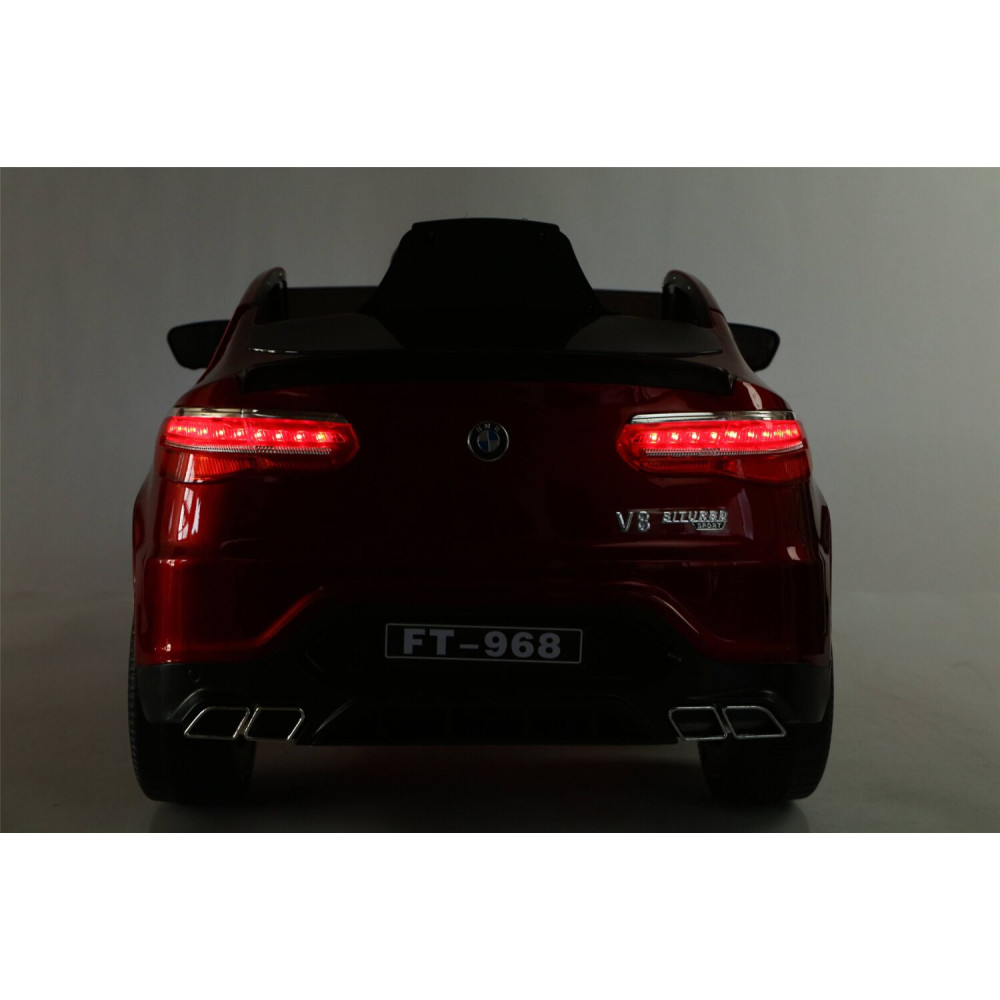 Электромобиль BMW X6M 12V (полный привод, EVA) - FT-968-BLACK-PAINT