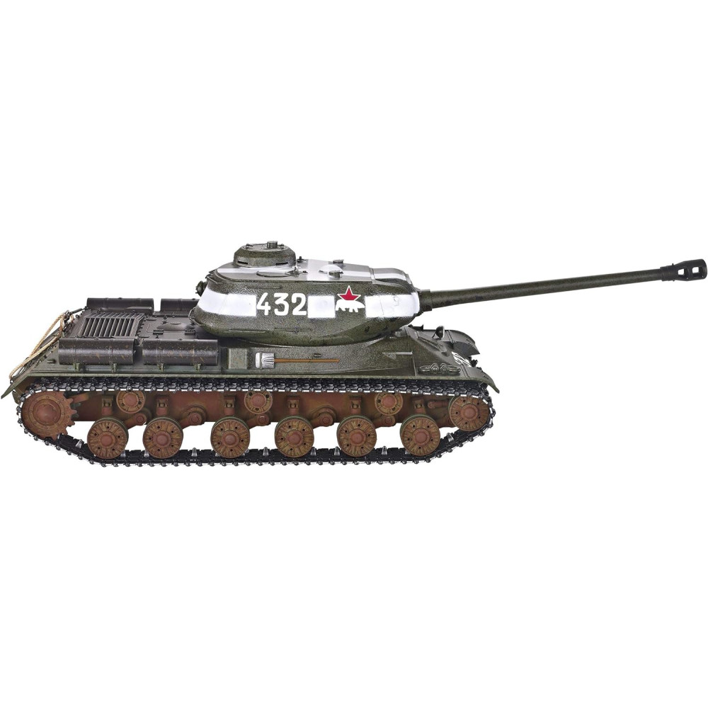 Радиоуправляемый танк Taigen ИС-2 модель 1944 СССР 1:16 (зеленый, звук, дым V3) - AS3928-B-GREEN