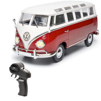 Радиоуправляемый минивэн WPL D-52MINI Volkswagen T1 красный 1:16 - WPLD-52MINI-RED