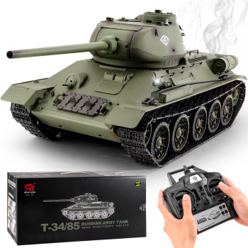 Радиоуправляемый танк Heng Long Russia V7.0 масштаб 1:16 RTR 2.4GHz - 3909-1 V7.0