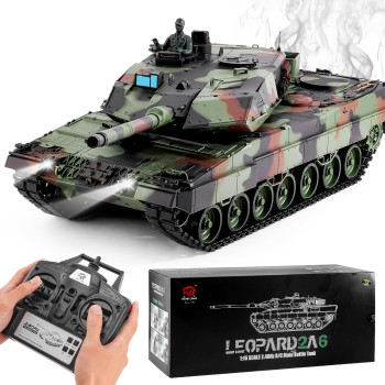 Радиоуправляемый танк Heng Long Leopard 2A6 V7.0 1:16 - HL-3889-1-V7