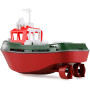 Радиоуправляемый буксир Tugboat зеленый 2.4G 1:72 - HL-3800-G