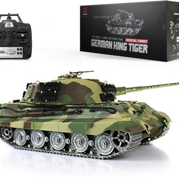 Радиоуправляемый танк Heng Long King Tiger PRO version V7.0 масштаб 1:16 2.4G - HL-3888A-1PRO-V7