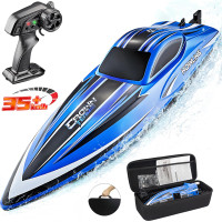Радиоуправляемый катер Chasing Waves с сумкой (41 см, 35 км/ч) - HJ818-BLUE-BAG