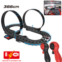 Гоночный автотрек JJ slot (2 машинки, 366 см, 1:43) - JJ206-1