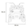 Детский электромобиль квадроцикл X-Robust (желтый, 24V, 4WD, пульт, EVA) - XMX651-24V-4WD-YELLOW