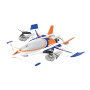Радиоуправляемый самолет дрон SCI Fi Sky VTOL 3D6G 8ch - QIDI-570-BLUE