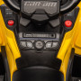 Детский квадроцикл двухместный BRP Can-Am Outlander (24V, полный привод, желтый) - DK-CA005-YELLOW