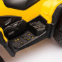 Детский квадроцикл двухместный BRP Can-Am Outlander (24V, полный привод, желтый) - DK-CA005-YELLOW