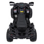 Детский квадроцикл двухместный BRP Can-Am Outlander (24V, полный привод, черный) - DK-CA005-BLACK