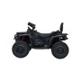 Детский квадроцикл двухместный BRP Can-Am Outlander (24V, полный привод, черный) - DK-CA005-BLACK