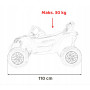 Детский электромобиль Багги Can-Am Maverick (24V, полный привод, белый) - DK-CA003-WHITE